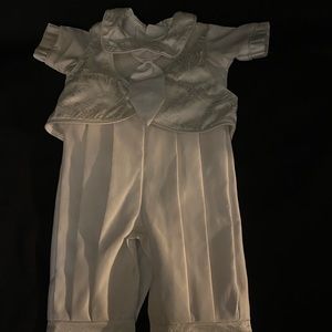 Baptism outfit for a baby boy